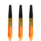 Bulls Spine Dart Shafts - Polycarbonate with Aluminium Top - Orange
