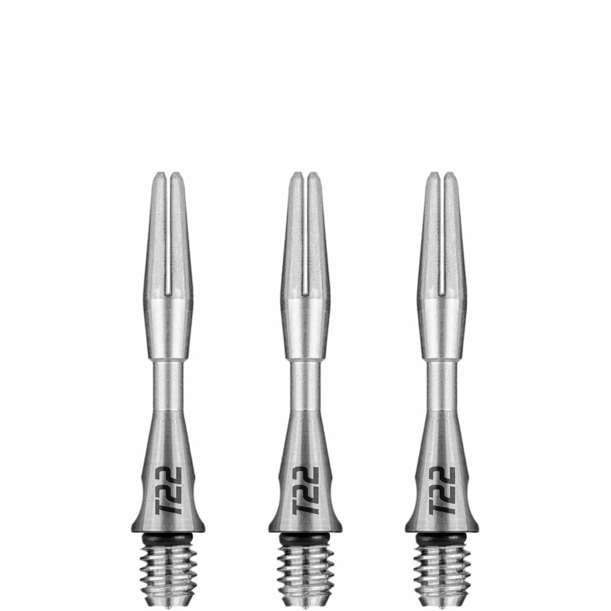 Bulls TISH22 Dart Shafts - Ultra Strong - Titanium - Natural Short