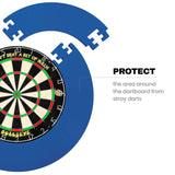 *Bullseye Home Darts Centre - Surround, Dartboard, 6 Darts - Bully Logo