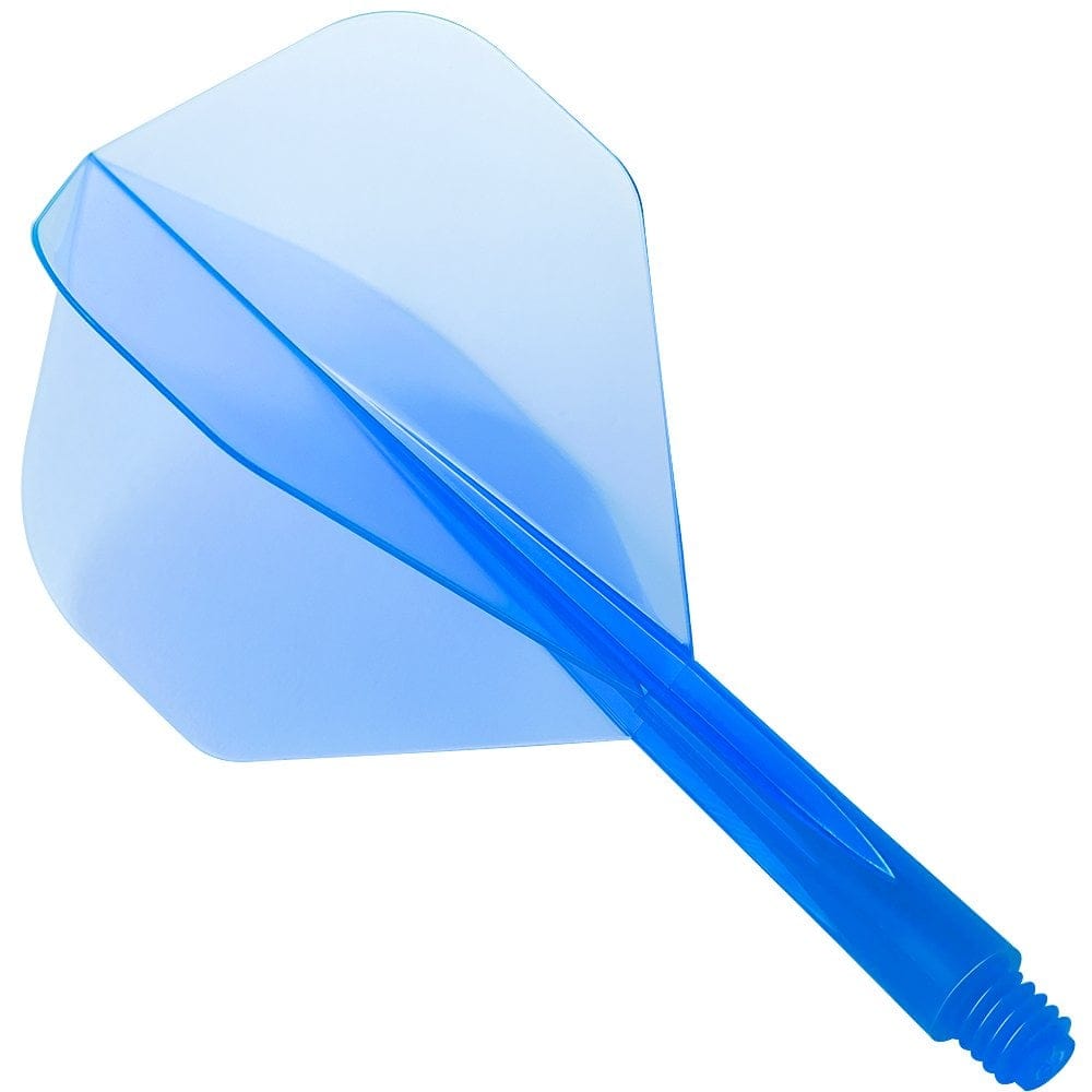 Condor Dart Flights - Zero Stress - Standard - Clear Blue Short