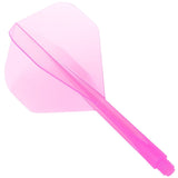 Condor Dart Flights - Zero Stress - Standard - Clear Pink Medium