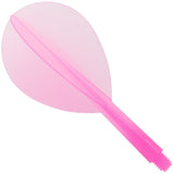 *Condor Dart Flights - Zero Stress - Teardrop - Clear Pink Short