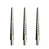 Caliburn Permanent Dart Points - Steel Tip Replacement Points - 30mm - Silver - Style G 30mm