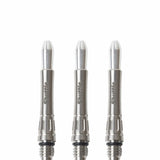 Caliburn Shuttle Titanium Dart Shafts - Metal Dart Stems - Silver