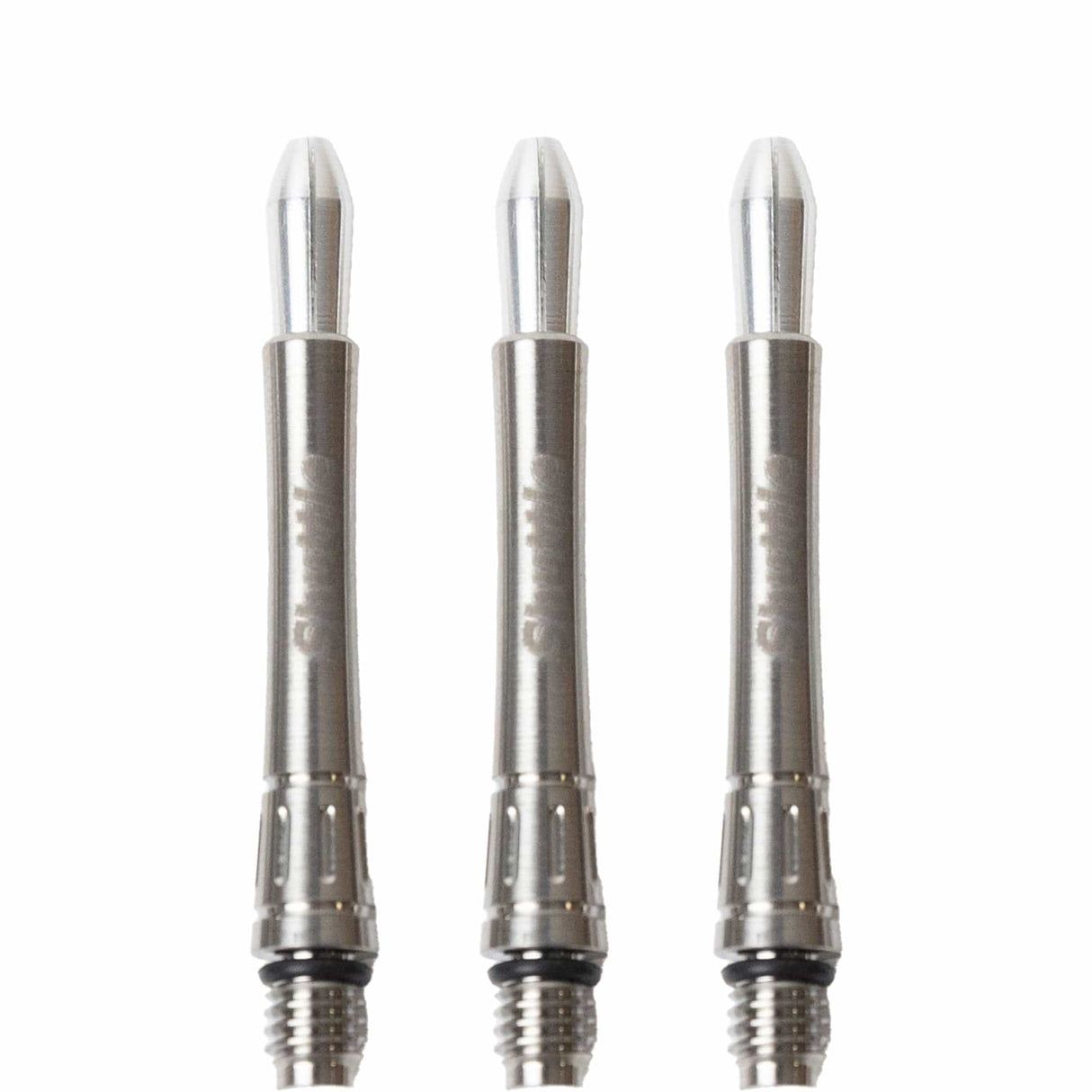 Caliburn Shuttle Titanium Dart Shafts - Metal Dart Stems - Silver