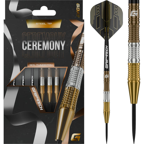Goat Athlete Darts - Steel Tip - Brass - Yellow - 12g