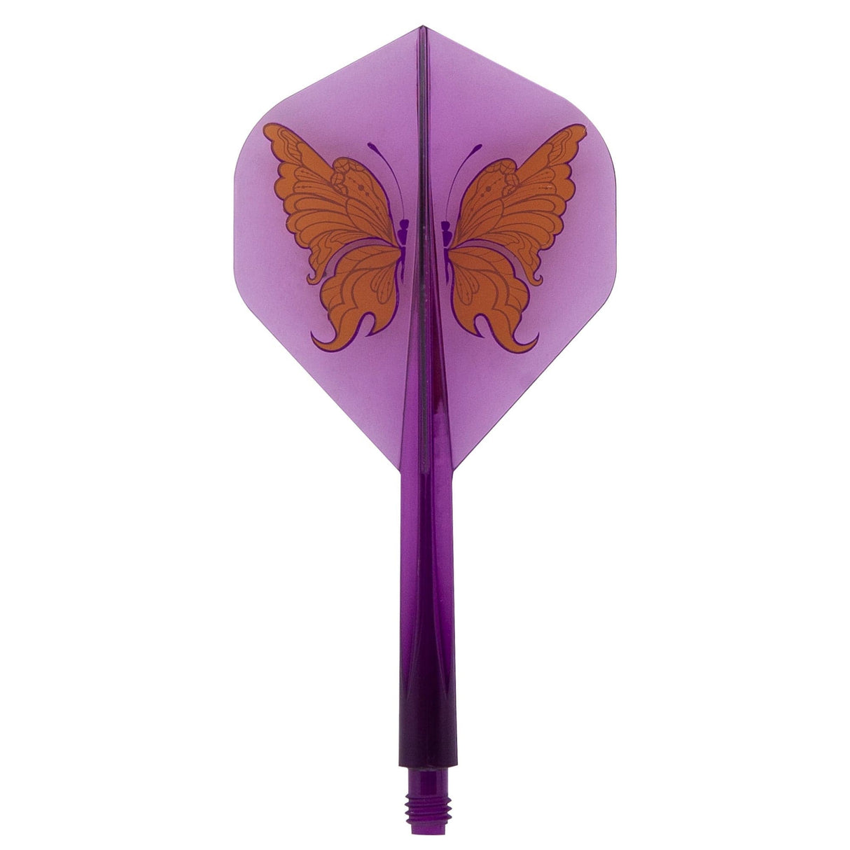 Condor AXE Dart Flights - Standard - Swallowtail Butterfly - Clear Purple