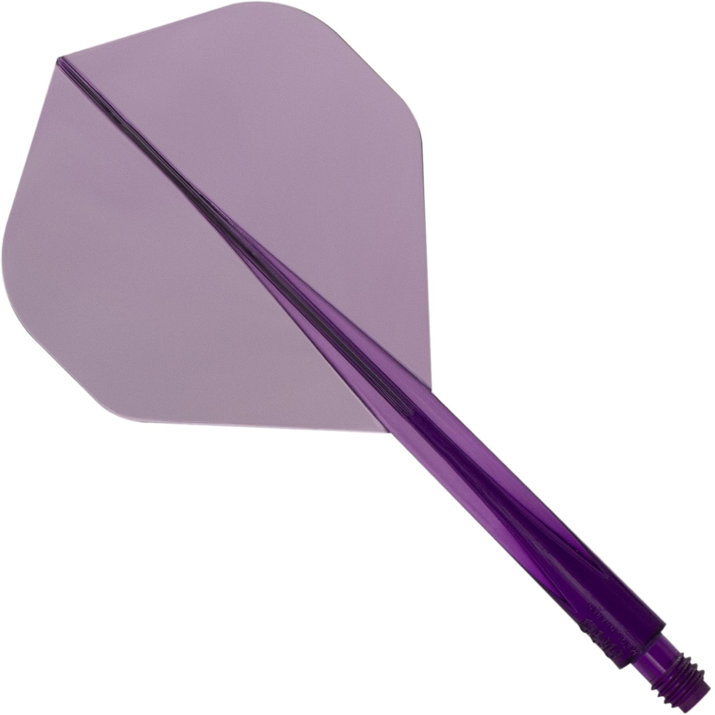 Condor AXE Dart Flights - Standard - Clear Purple Short