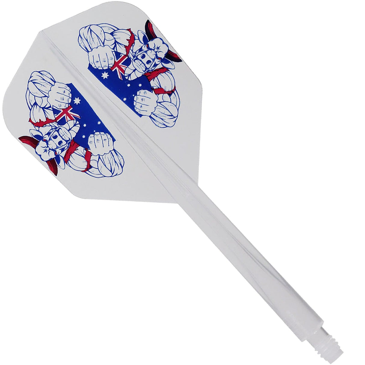 *Condor AXE Dart Flights - Small - The Bull - Clear Long