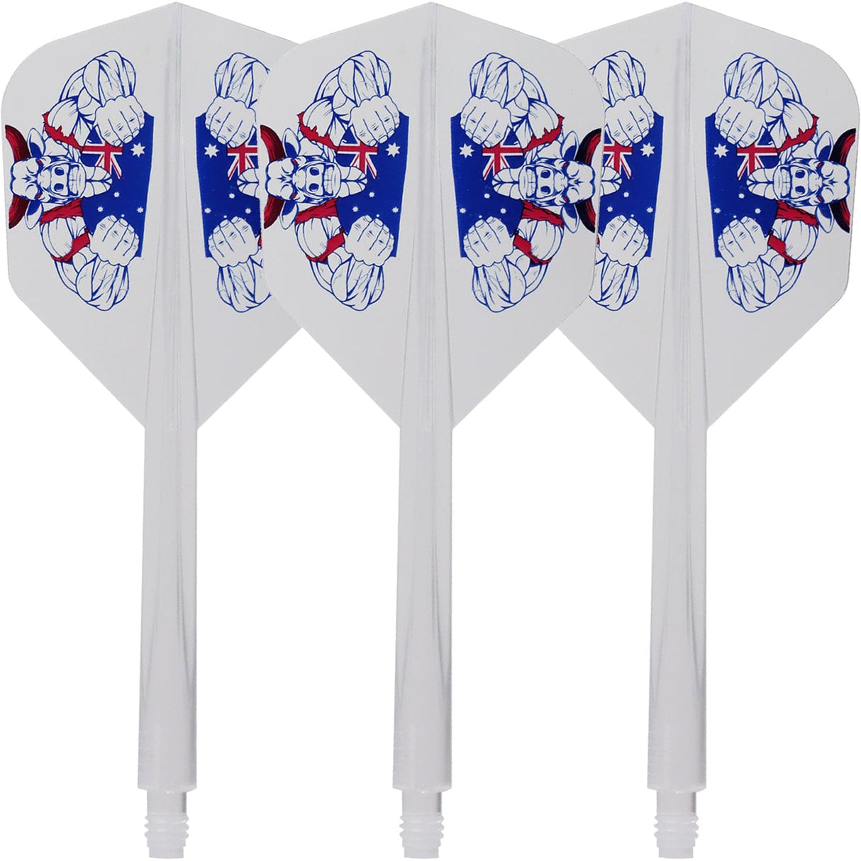 *Condor AXE Dart Flights - Small - The Bull - Clear