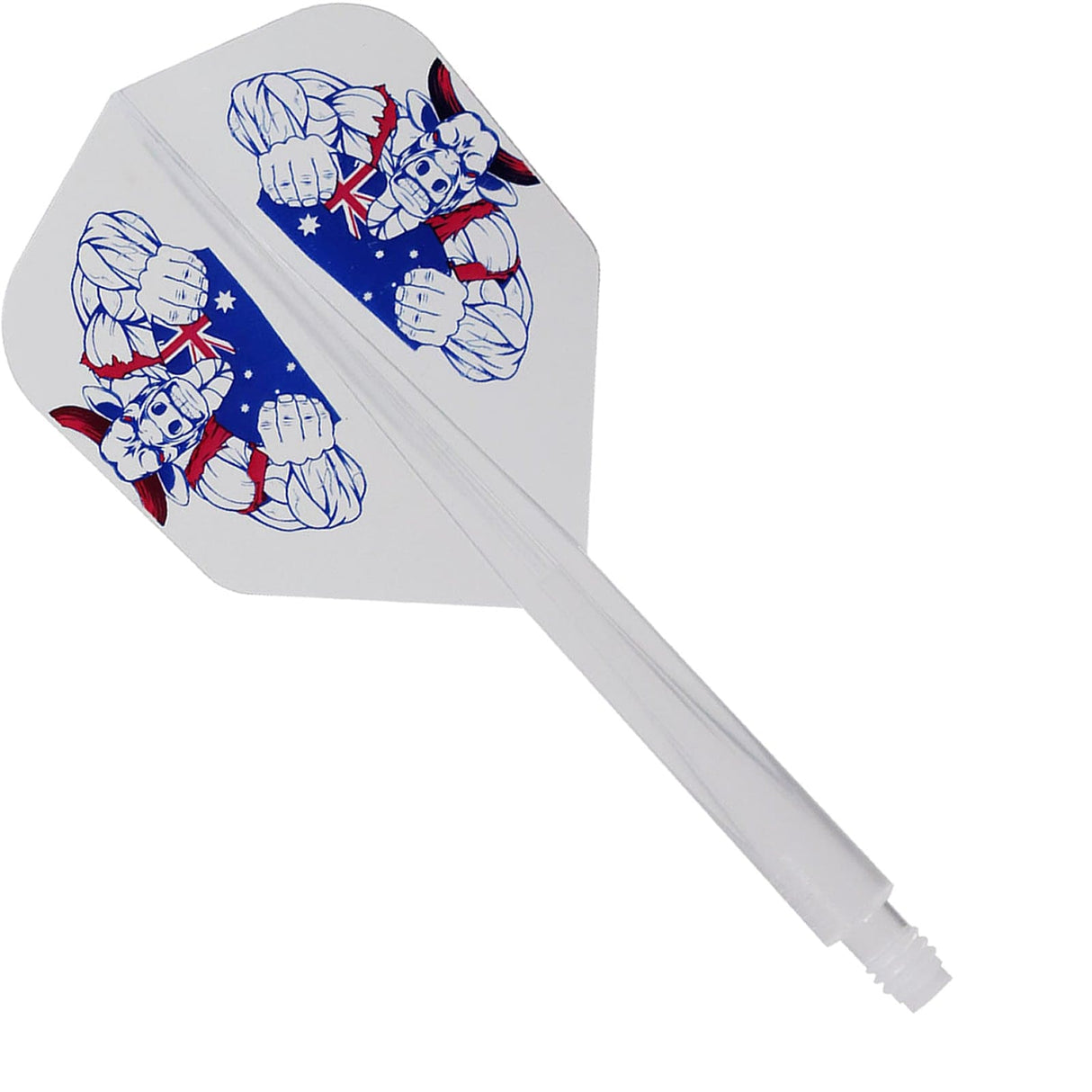 *Condor AXE Dart Flights - Small - The Bull - Clear Medium