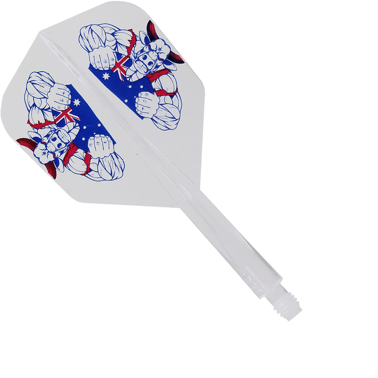 *Condor AXE Dart Flights - Small - The Bull - Clear Short