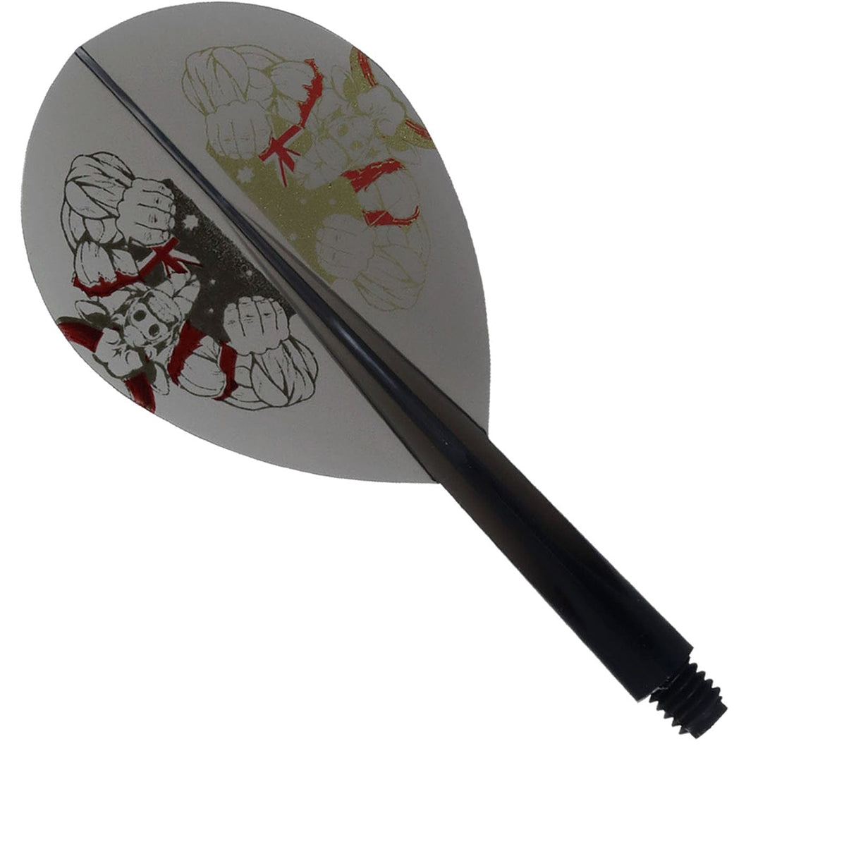 *Condor Dart Flights - Zero Stress - Teardrop - The Bull - Clear Black Short