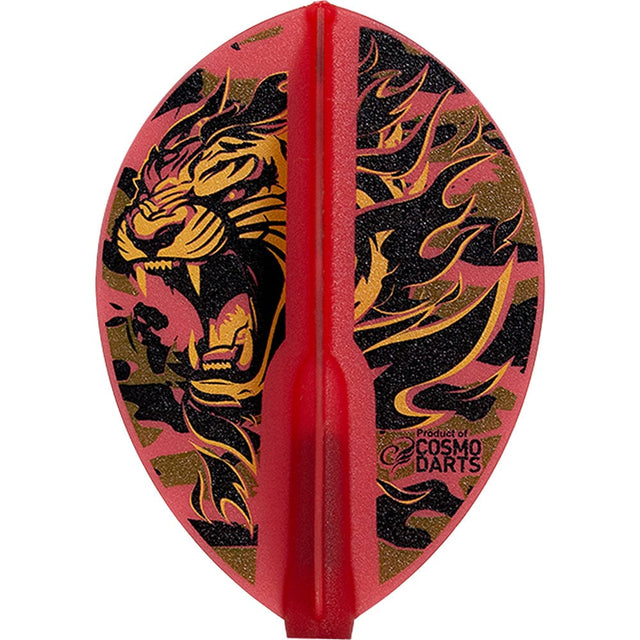 Cosmo Fit Flight Pro - Nasir Bomba - Teardrop - Red - Malaysia Tiger