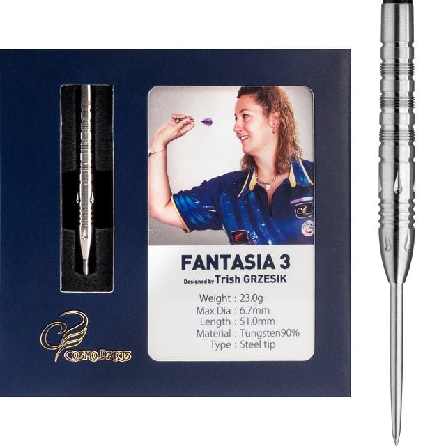 *Cosmo Darts - Steel Tip Tungsten - Trish Grzesik - Fantasia 3 - 23g 23g