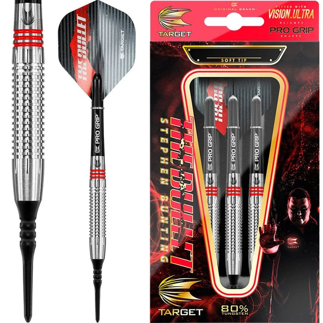 *Target Stephen Bunting Darts - Soft Tip Tungsten - Bullet - SB-80