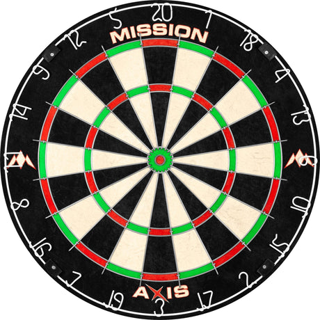 *Mission Axis Dartboard - Tri Wire - Player Level Endurance Board
