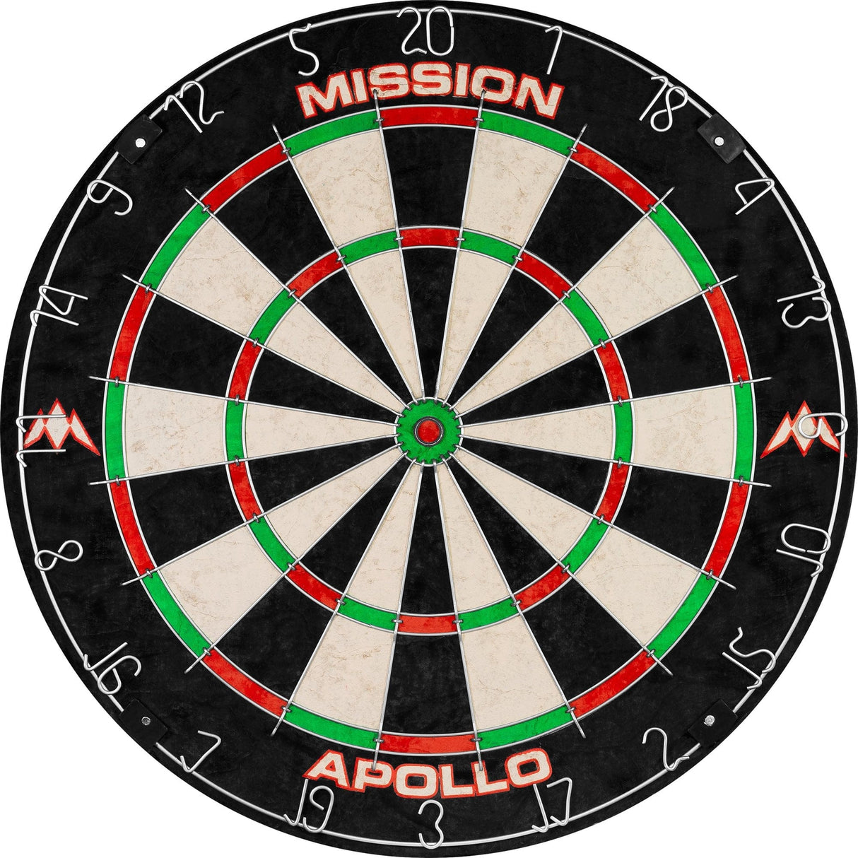 *Mission Apollo Dartboard - Round Wire - Entry Level Practice Board