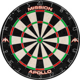 *Mission Apollo Dartboard - Round Wire - Entry Level Practice Board