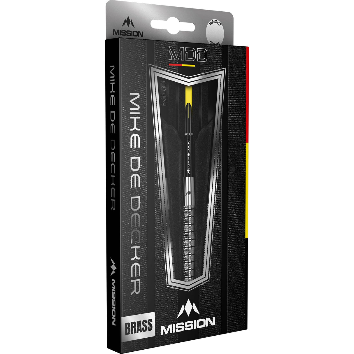 Mission Mike De Decker Darts - Steel Tip - Brass - Tungsten Look - 20g