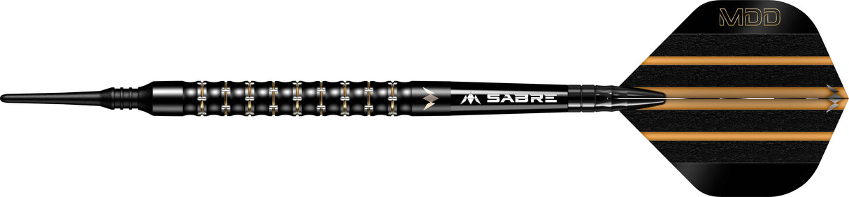 Mission Mike De Decker Darts - Soft Tip - 95% Tungsten - Black & Gold PVD - 20g