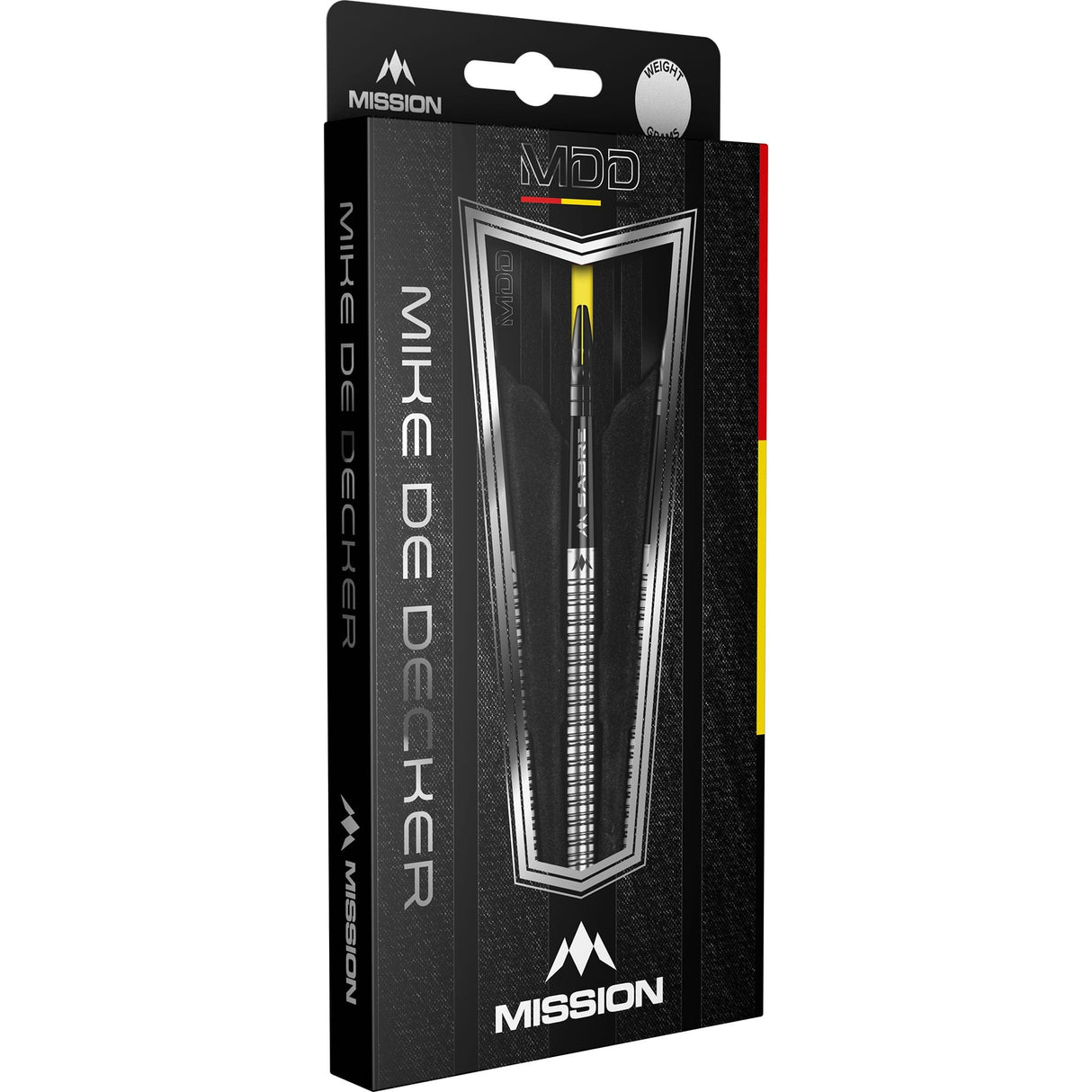 Mission Mike De Decker Darts - Soft Tip - 95% Tungsten - Silver - 20g