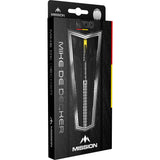 Mission Mike De Decker Darts - Soft Tip - 95% Tungsten - Silver - 20g
