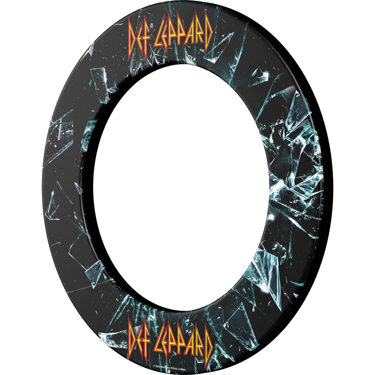 Def Leppard Dartboard Surround - Official Licensed - S2 - Professional - Shattered Glass