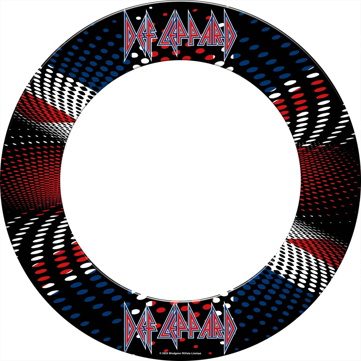 Def Leppard Dartboard Surround - Official Licensed - S3 - Professional - Union Jack