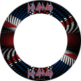 Def Leppard Dartboard Surround - Official Licensed - S3 - Professional - Union Jack