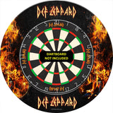 Def Leppard Dartboard Surround - Official Licensed - S4 - Professional - Flames