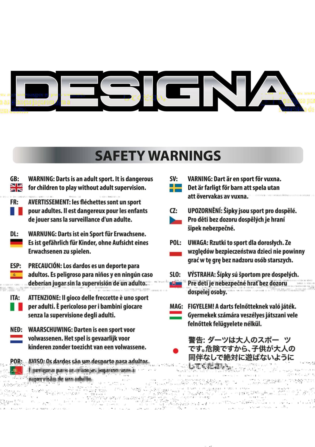 *Designa Dart Case - Bar Wallet - Standard