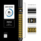 Mission Collab Series R2.5 Darts - Steel Tip - 95% Tungsten - Jake Kenyon 24g