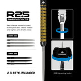 Mission Collab Series R2.5 Darts - Steel Tip - 95% Tungsten - Jake Kenyon 24g