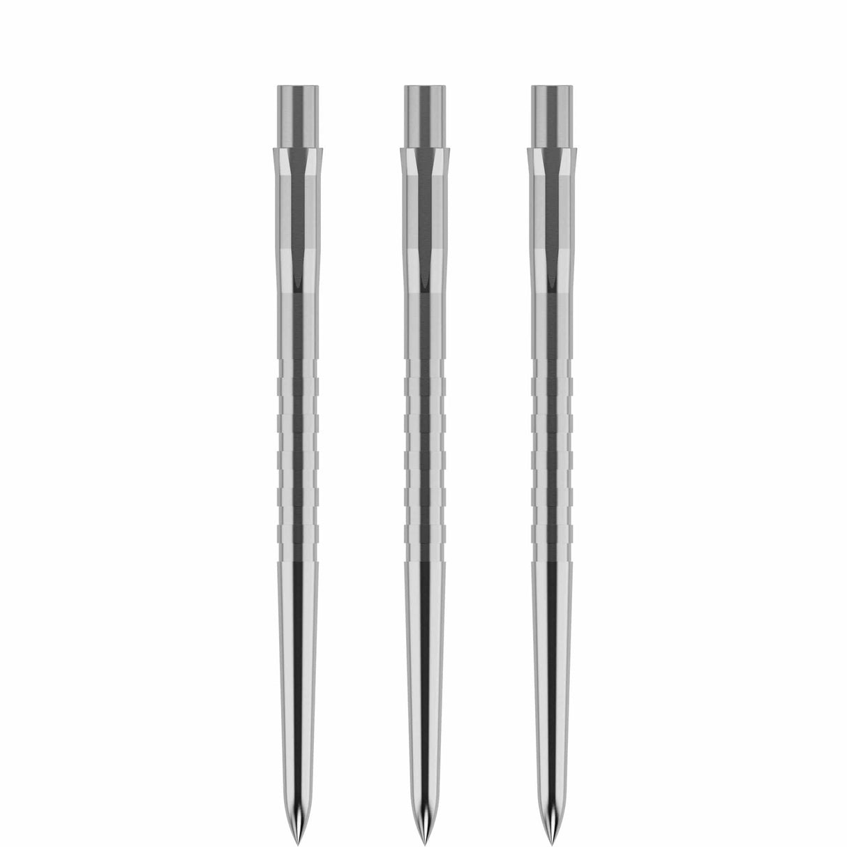Mission Caliburn Replaceable Dart Points - Grooved - Silver
