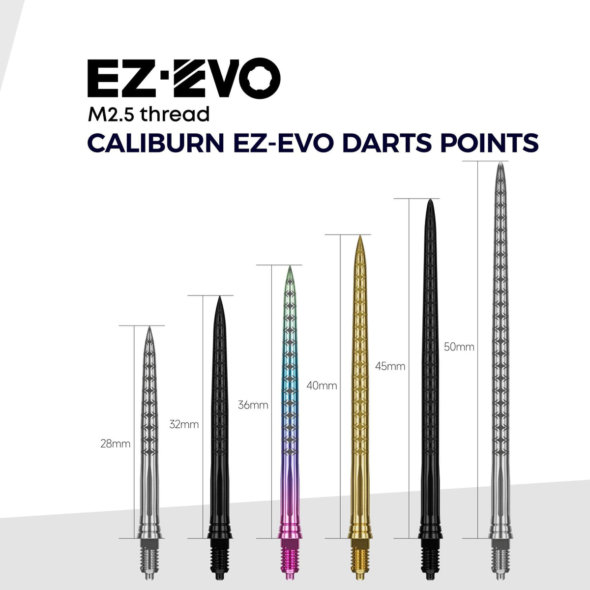 Caliburn EZ-EVO Dart Points - Laser Shard