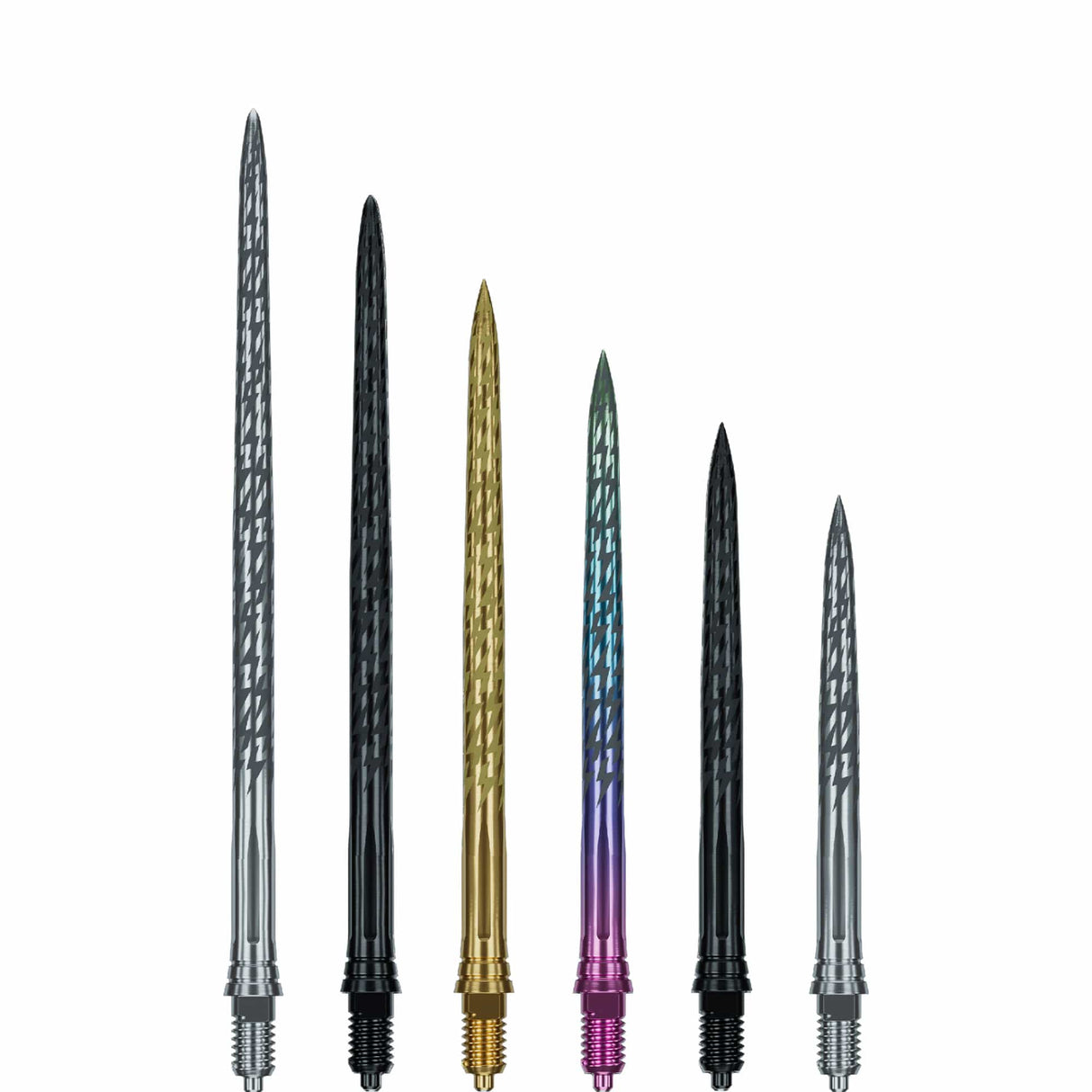 CALIBURN EZ-EVO Dart Points - Steel Tip - Laser Lightning