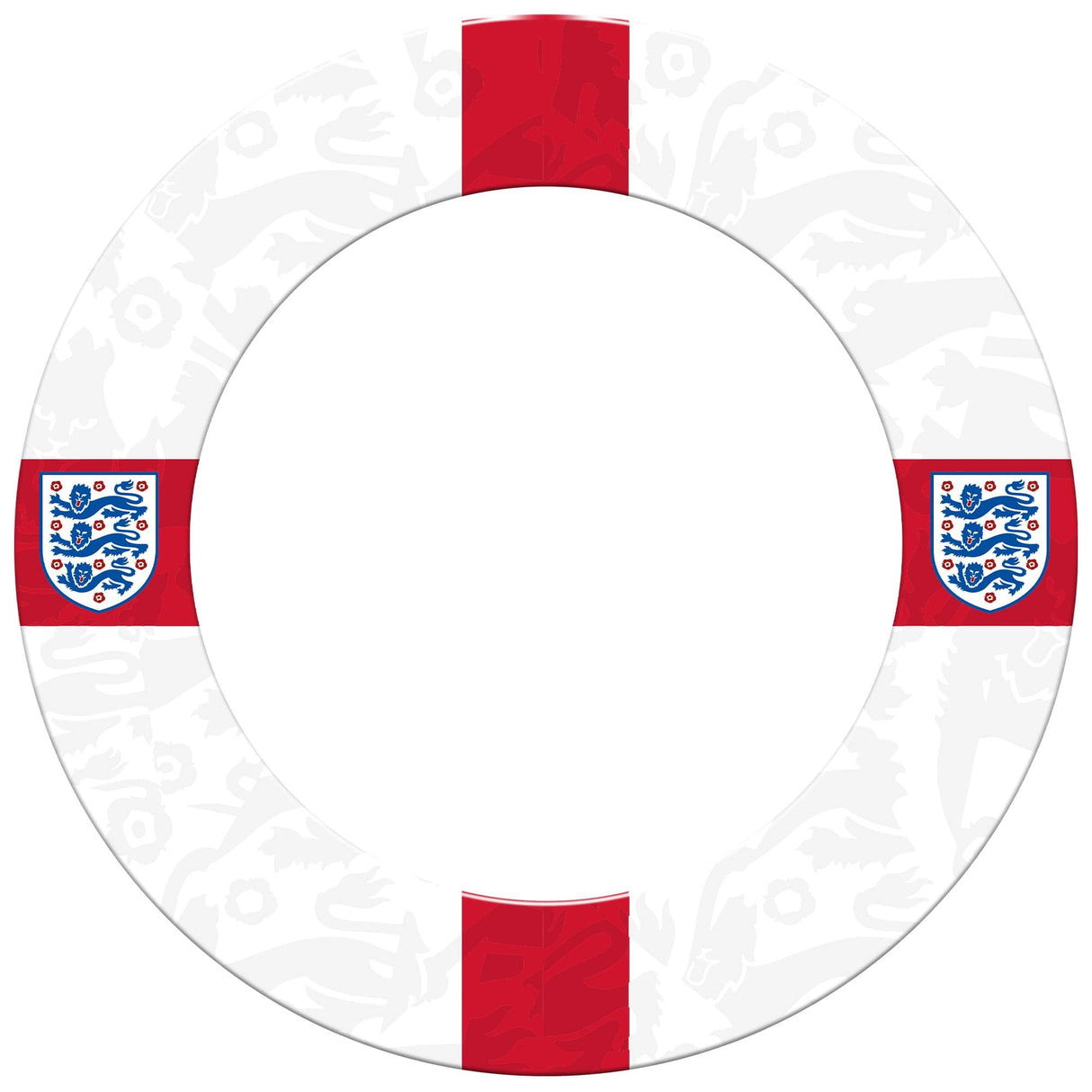 England Printed Dartboard & Printed Surround - St George