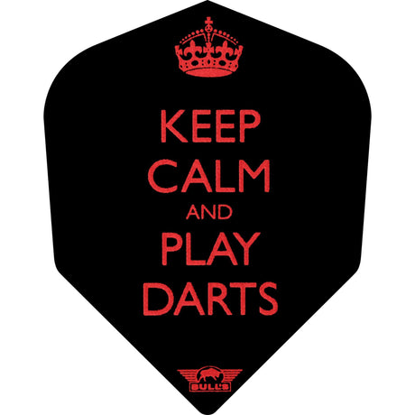 Bulls Powerflite Dart Flights - 100 - Std - Keep Calm