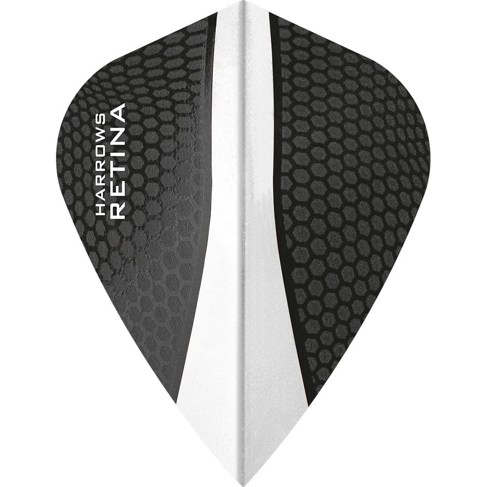 *Harrows Retina Dart Flights - Kite Shape Clear