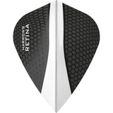 *Harrows Retina Dart Flights - Kite Shape Clear