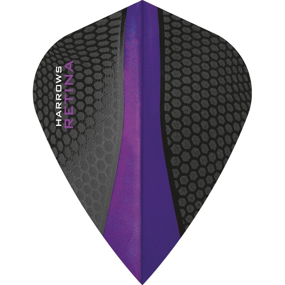 *Harrows Retina Dart Flights - Kite Shape Purple
