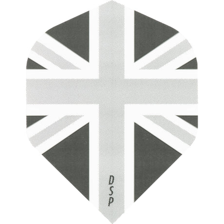 *Designa Dart Flights - Std - Union Jack - Grey