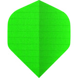 *Designa Dart Flights - Fabric Rip Stop Nylon - Longlife - Std No2 Fluro Green