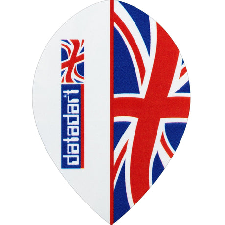 *Datadart Metronic Dart Flights - No2 - Pear - Union Jack