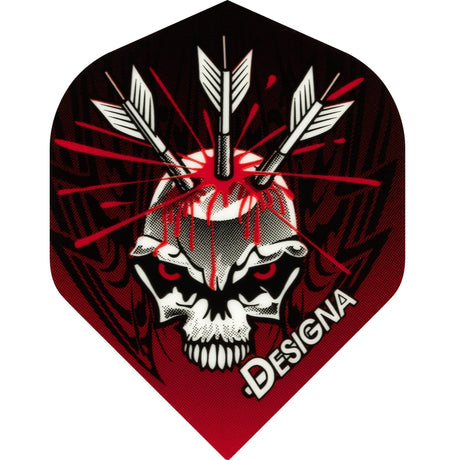 *Designa Dart Flights - Extra Strong - Std - Darts in Skull