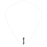 *Dart Flights - Poly Plain Original - Kite White