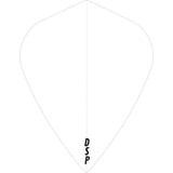 *Dart Flights - Poly Plain Original - Kite Clear