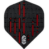 *Unicorn Ultrafly Dart Flights - 100 - Big Wing - Code - Red