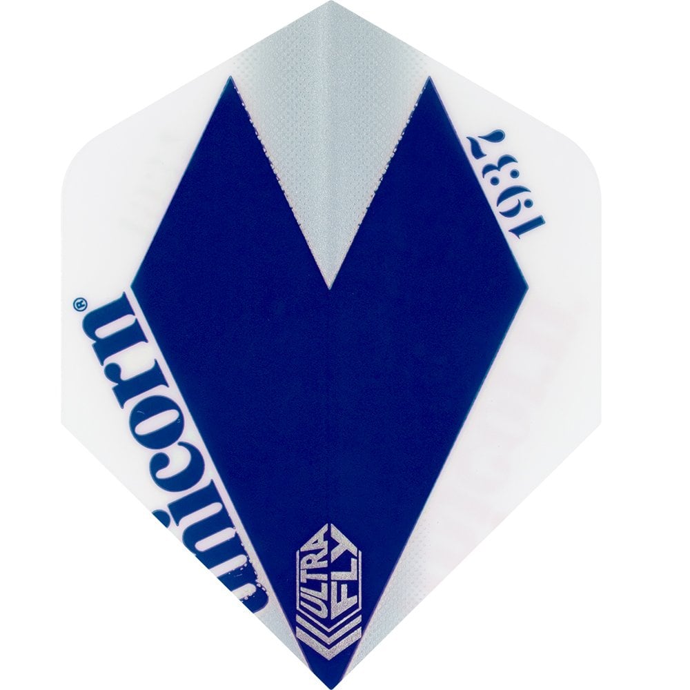 Unicorn Ultrafly Dart Flights - 100 - Plus Std - Comet Blue